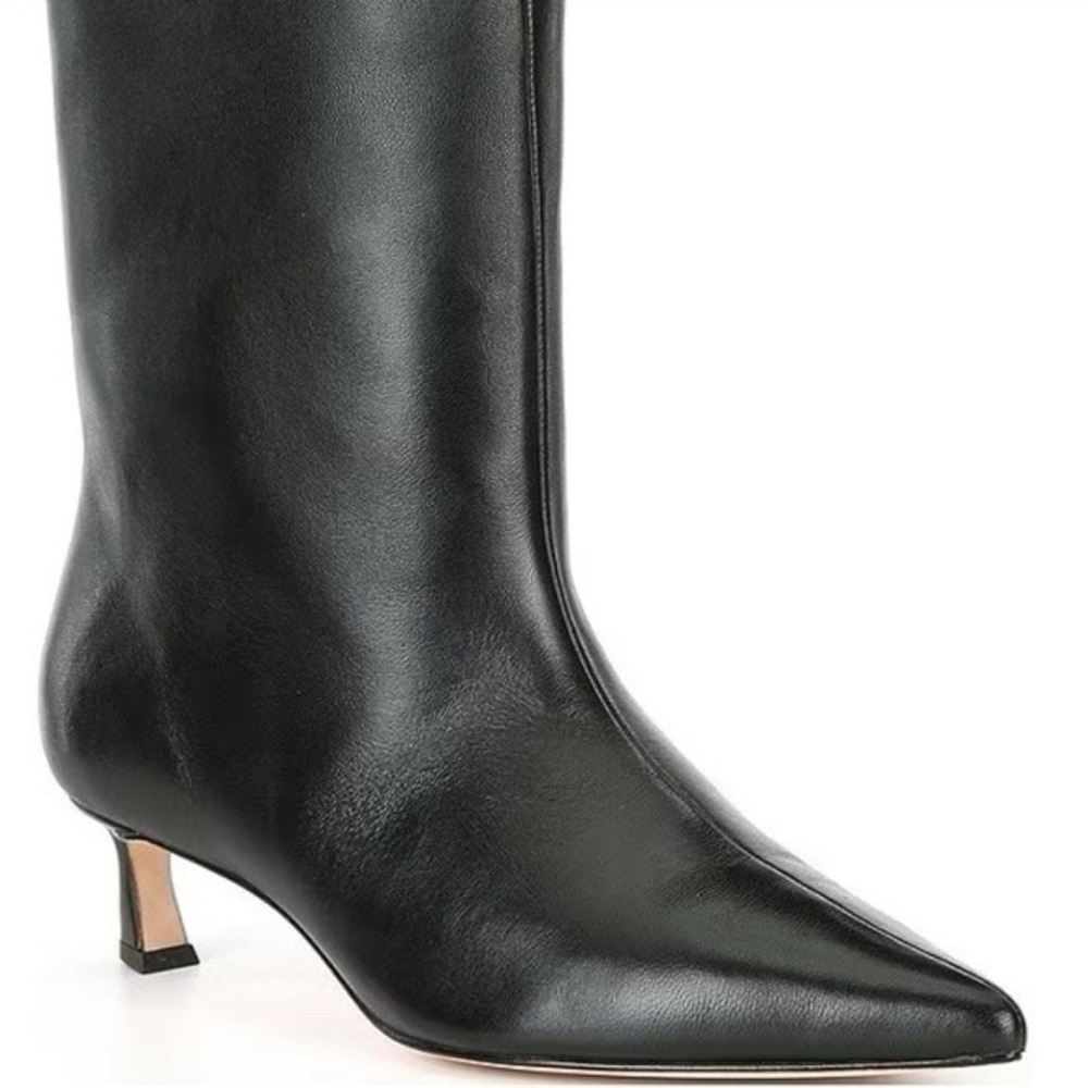 NEW Antonio Melani Jennifer Sumko Boots Women Black Kitten Heel Size 6
